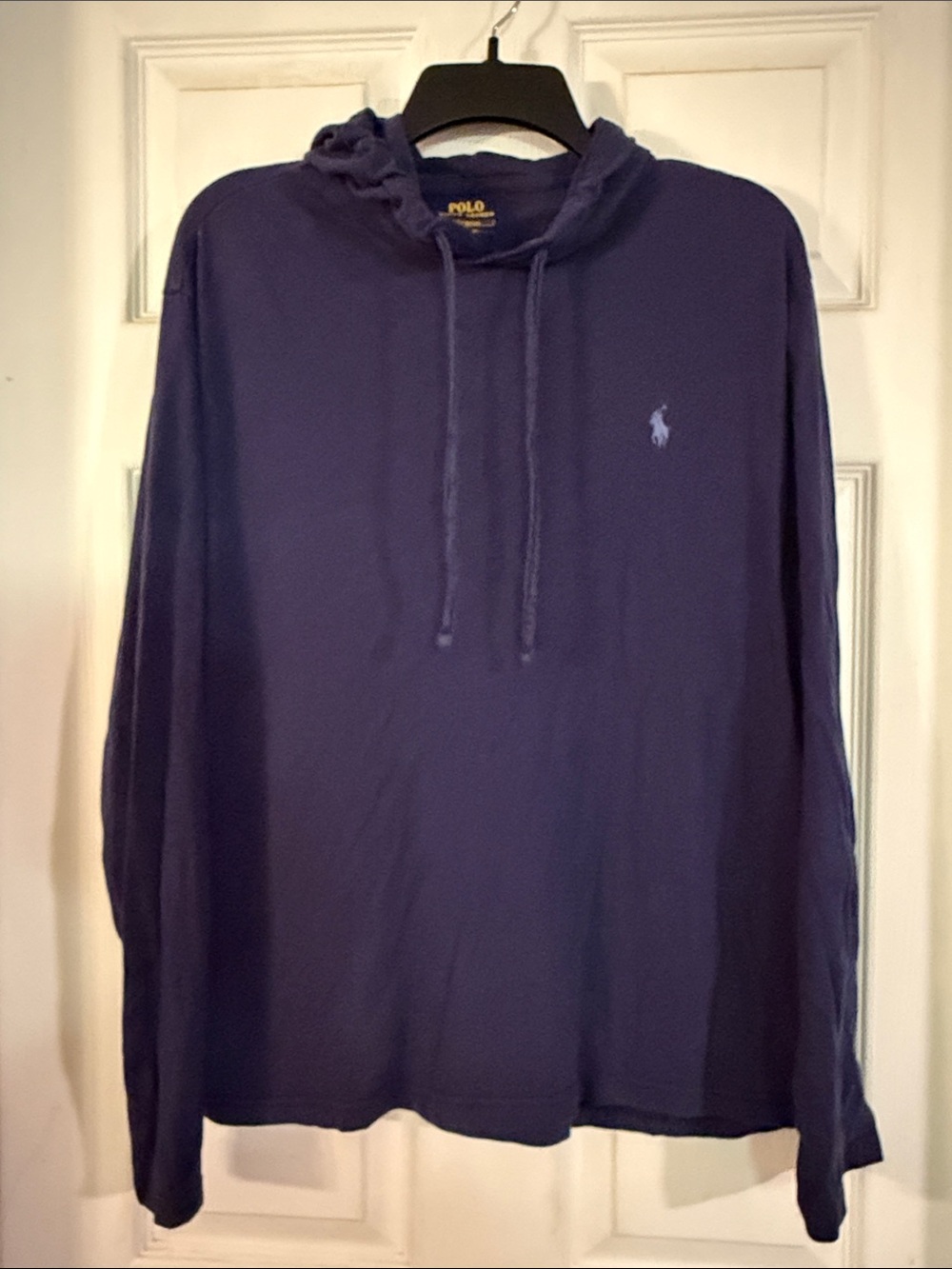 Polo by Ralph Lauren Deep Navy Long-Sleeve Hooded Tee